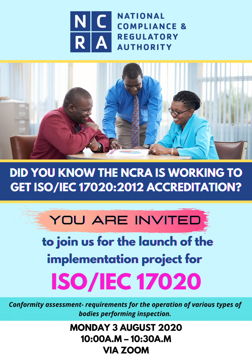 ISO/IEC 17020 Implementation Project | National Compliance and ...